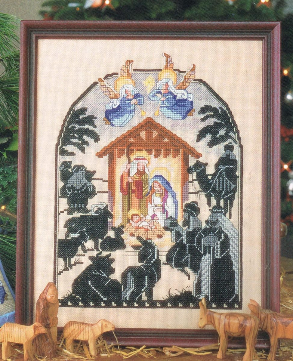 Nativity Cross-Stitching Patterns - Mckenzie Sue Makes with Free Printable Nativity Counted Cross Stitch Patterns