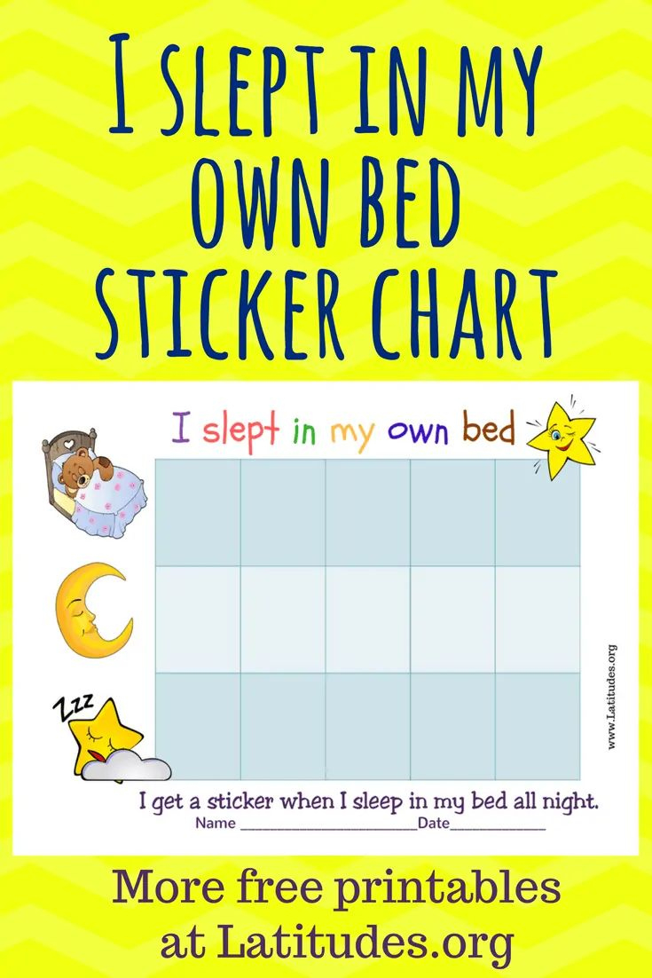 Need Your Child To Stay In Own Bed At Night? | Acn Latitudes pertaining to Stay In Bed Sticker Chart Printable Free