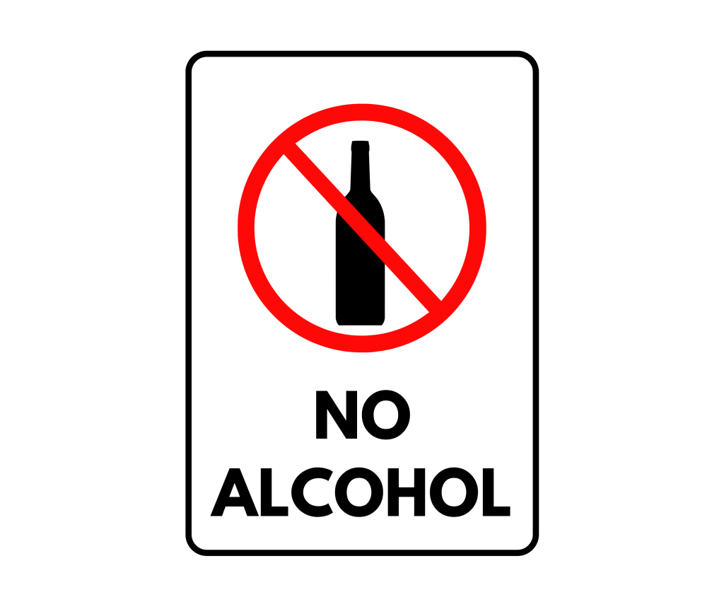 No Alcohol Sign: Printable Templates (Free Pdf Downloads) regarding Free Printable No Alcohol Signs