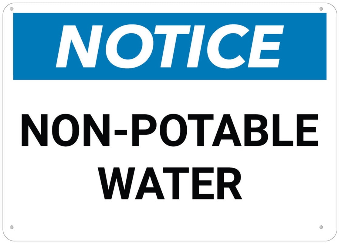 Non Potable Water Signs regarding Free Printable Non Potable Water Signs