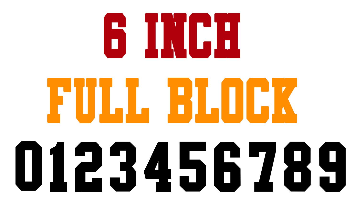 Numberstencils - 6 Inch Full Block Number Stencils (100 Sheet regarding 6 Inch Number Stencils Printable