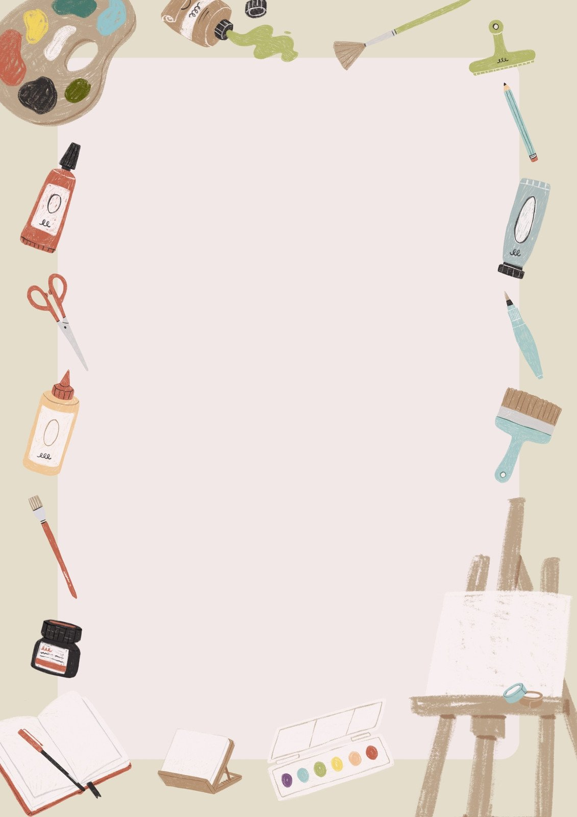 Page 4 - Free And Customizable Art Class Templates | Canva pertaining to Free Art Templates