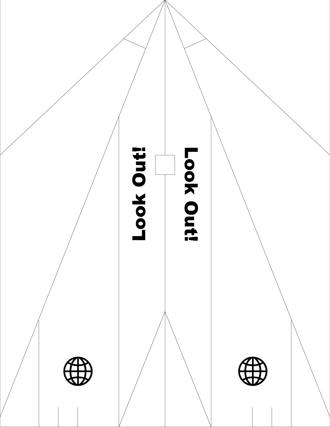 Paper Airplane Template Sheets - 10 Free Pdf Printables | Printablee within Free Paper Airplane Designs Printable Templates