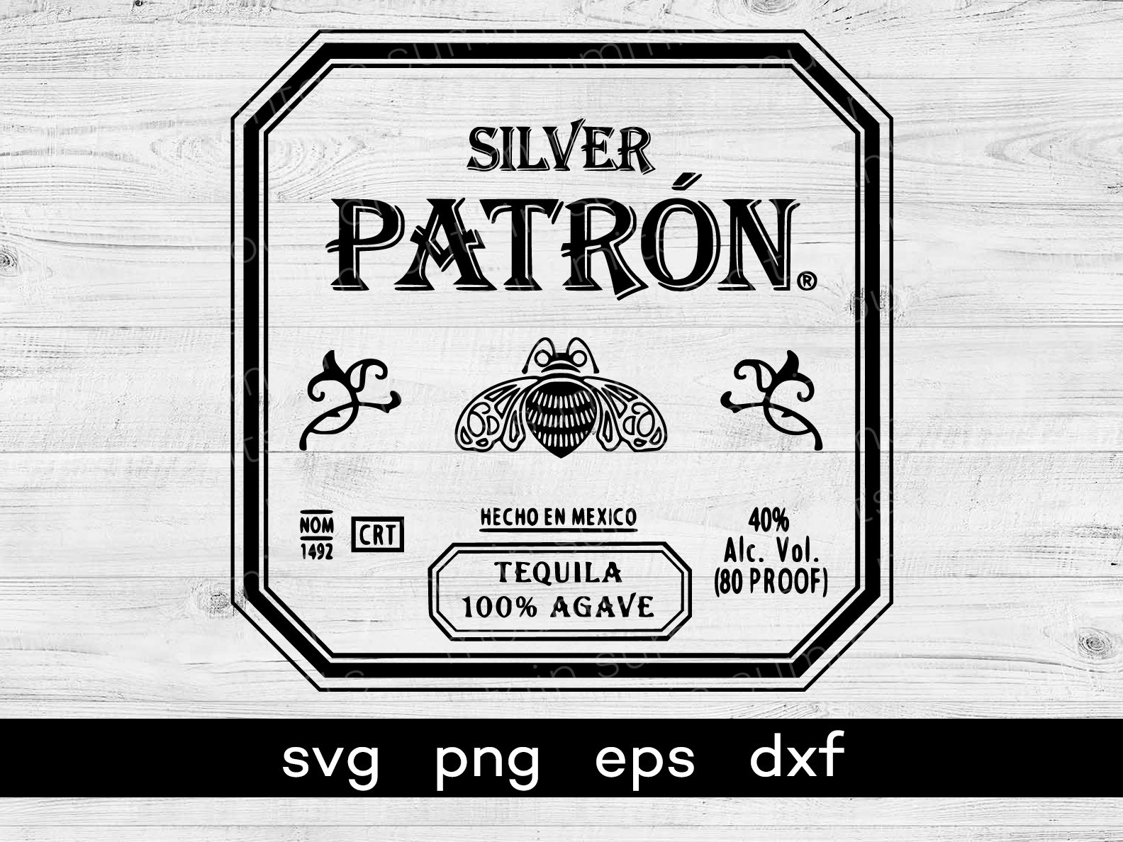 Patron Label Svg - Etsy pertaining to Free Patron Label Template