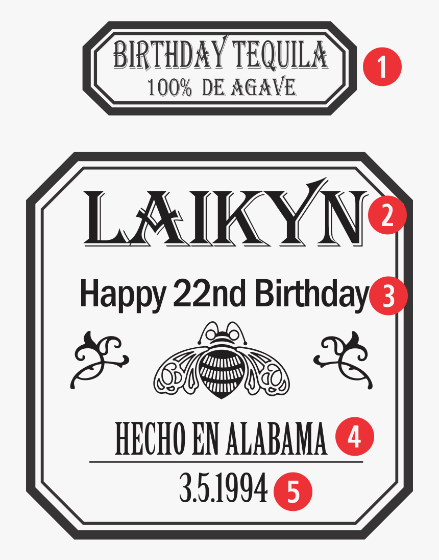 Patron Label Transparent, Hd Png Download - Kindpng for Free Patron Label Template