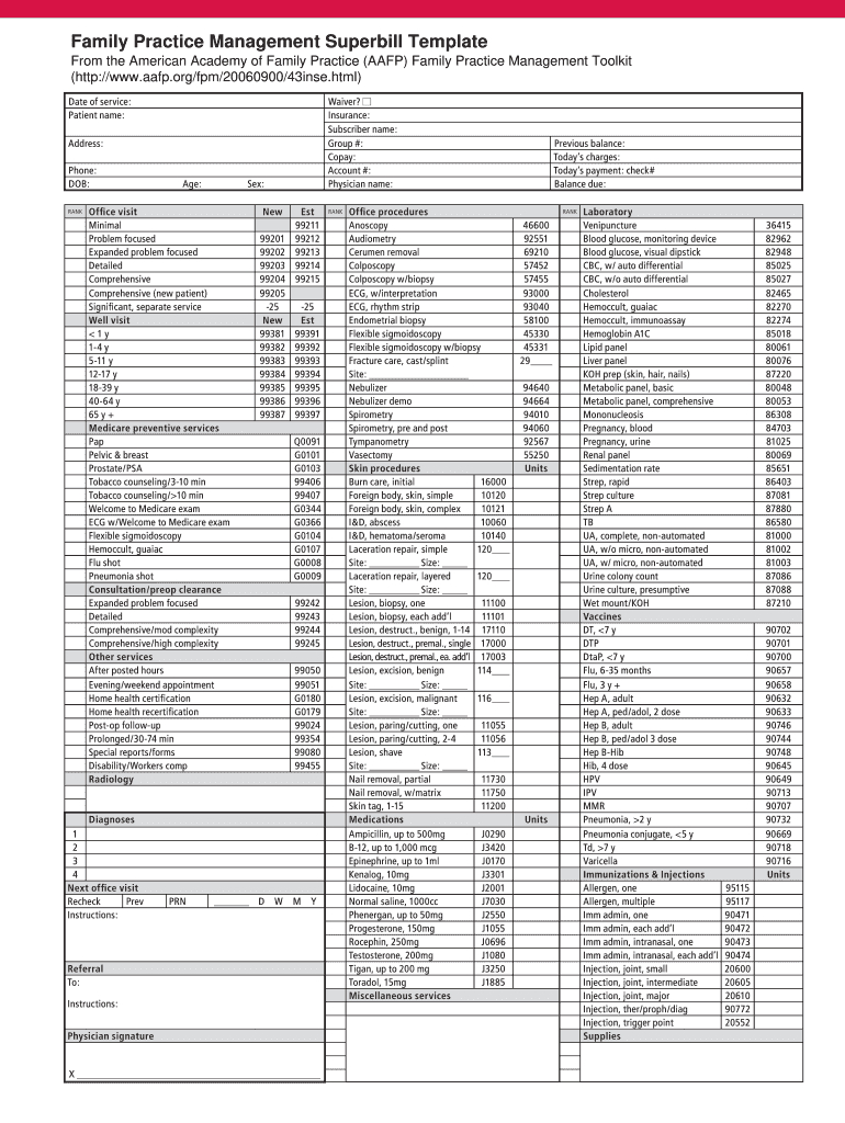 Pediatric Superbill Template Free: Fill Out &amp;amp; Sign Online | Dochub intended for Free Pediatric Superbill Template