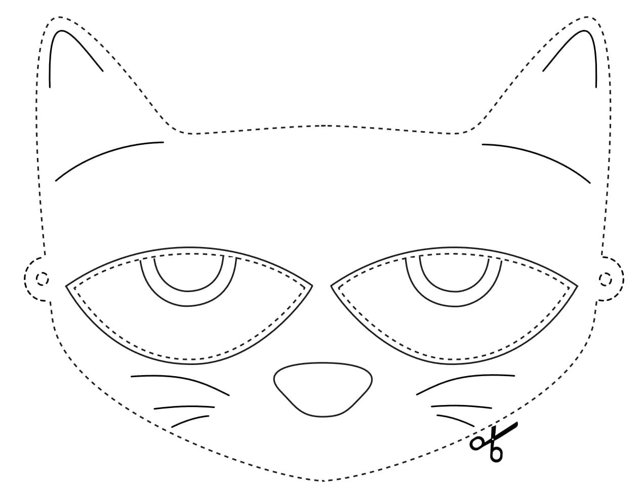 Pete The Cat Mask Template throughout Free Pete The Cat Mask Template