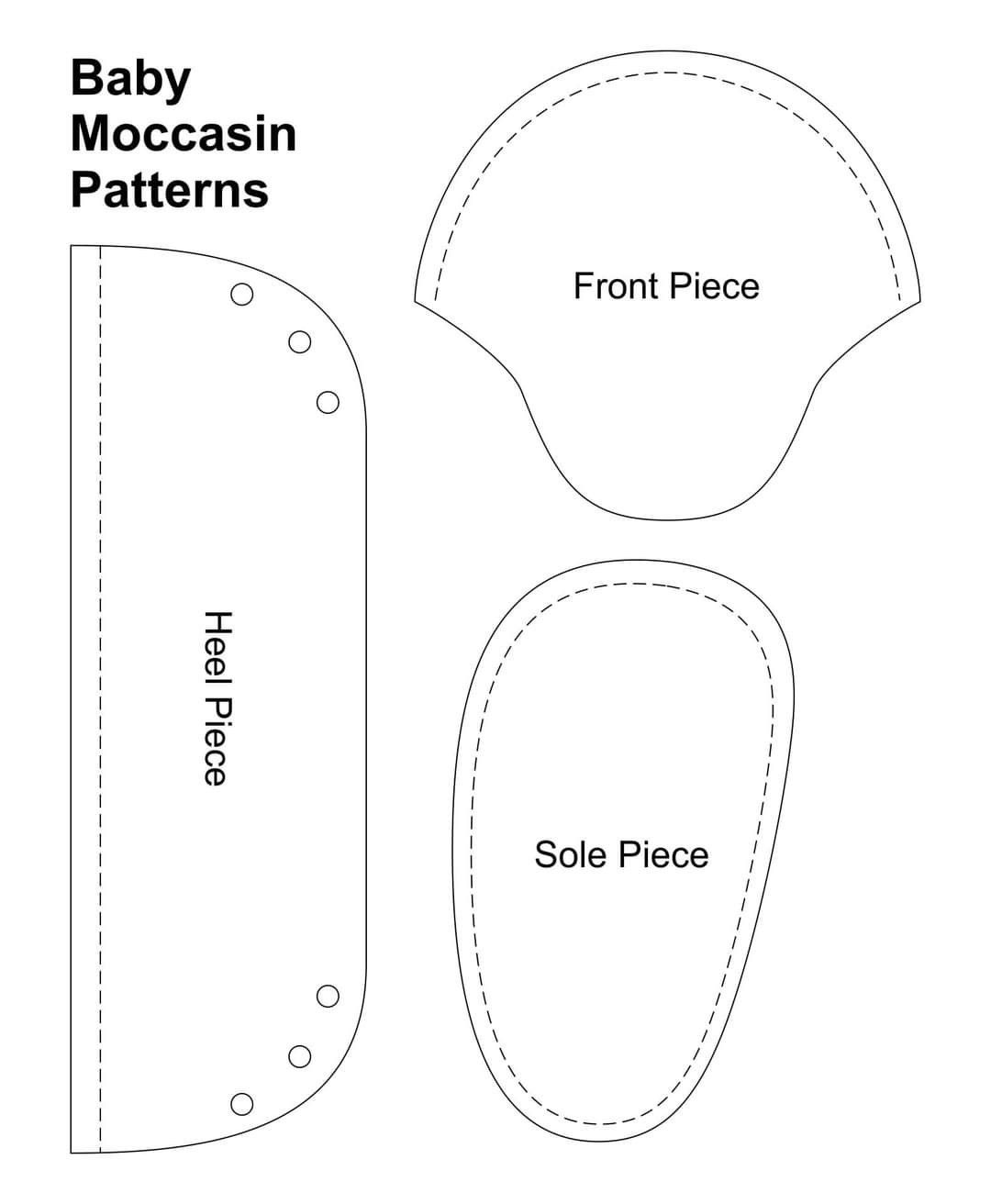 Pinviaro Aldina On Gnomi | Baby Moccasin Pattern, Baby with Free Printable Baby Moccasin Pattern