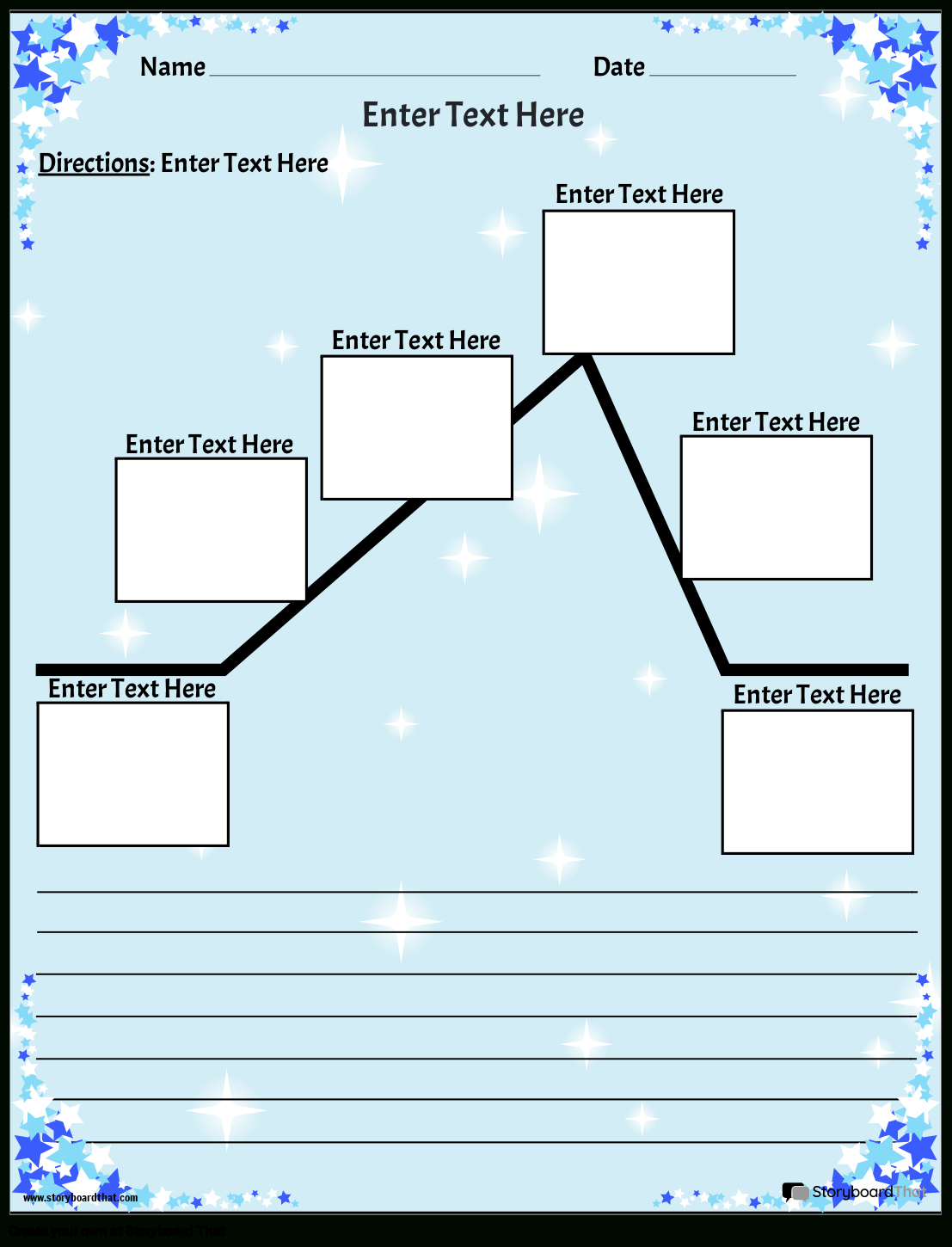 Plot Diagram Worksheet Templates | Storyboardthat in Free Plot Diagram Graphic Organizer Template