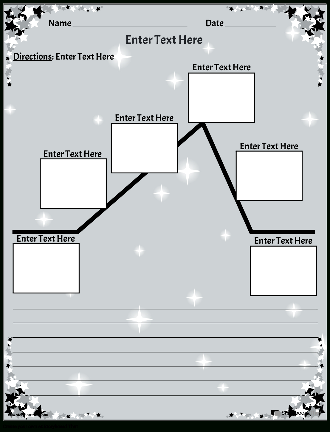 Plot Diagram Worksheet Templates | Storyboardthat pertaining to Free Plot Diagram Graphic Organizer Template