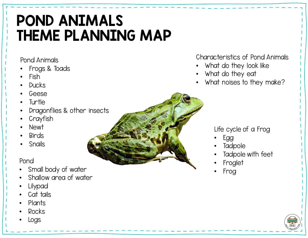 Pond Animals Preschool Activities - Pre-K Printable Fun throughout Free Pond Life Printables