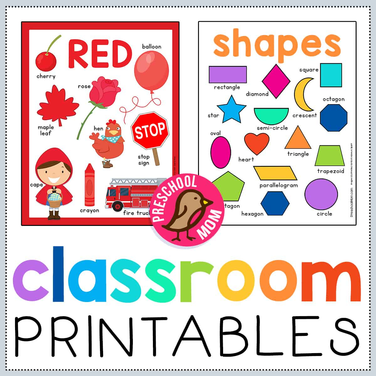 Preschool Classroom Printables - Preschool Mom with regard to Free Circle Time Printables