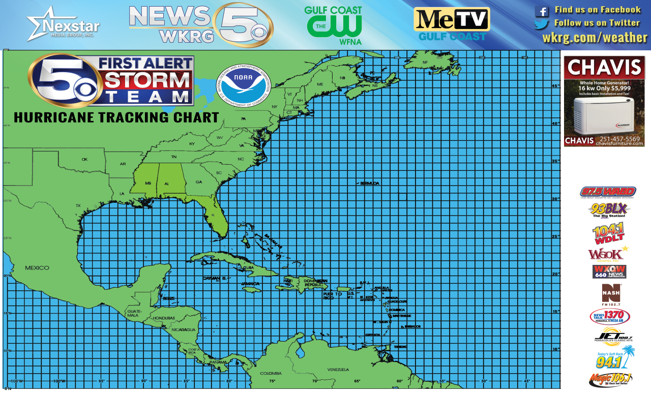 Print Your Free First Alert Storm Team Hurricane Tracker Map with Hurricane Tracking Chart Printable