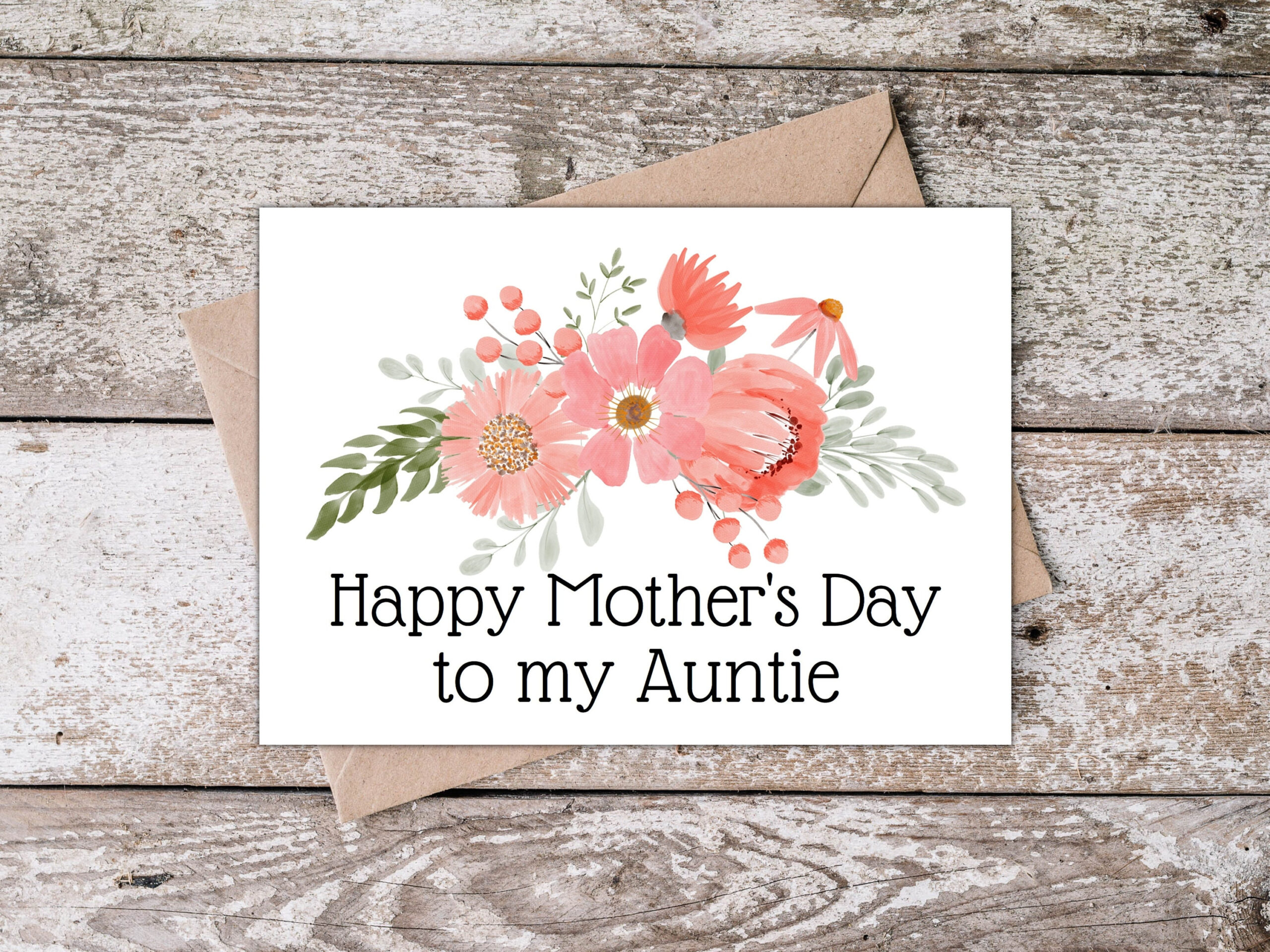 Printable Auntie Mothers Day Card | Happy Mother&amp;#039;S Day To My with regard to Free Printable Mothers Day Card For Aunt