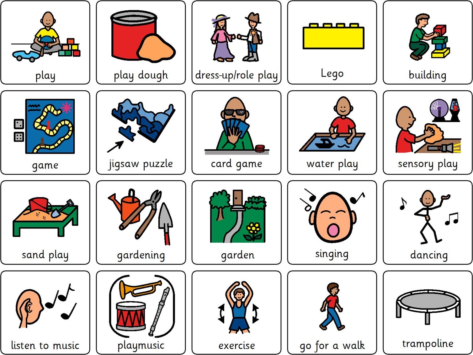 Printable Calm Down Cards Free Boardmaker Symbols To Print regarding Boardmaker Free Printables