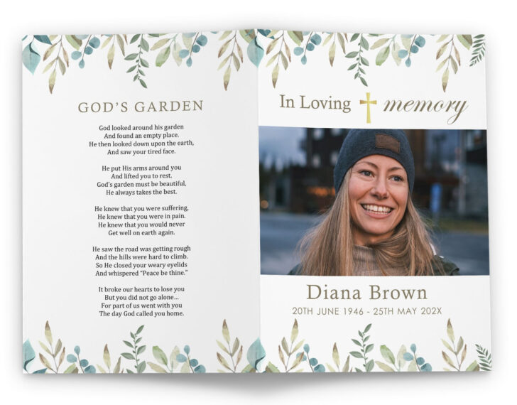 Free Funeral Mass Booklet Template