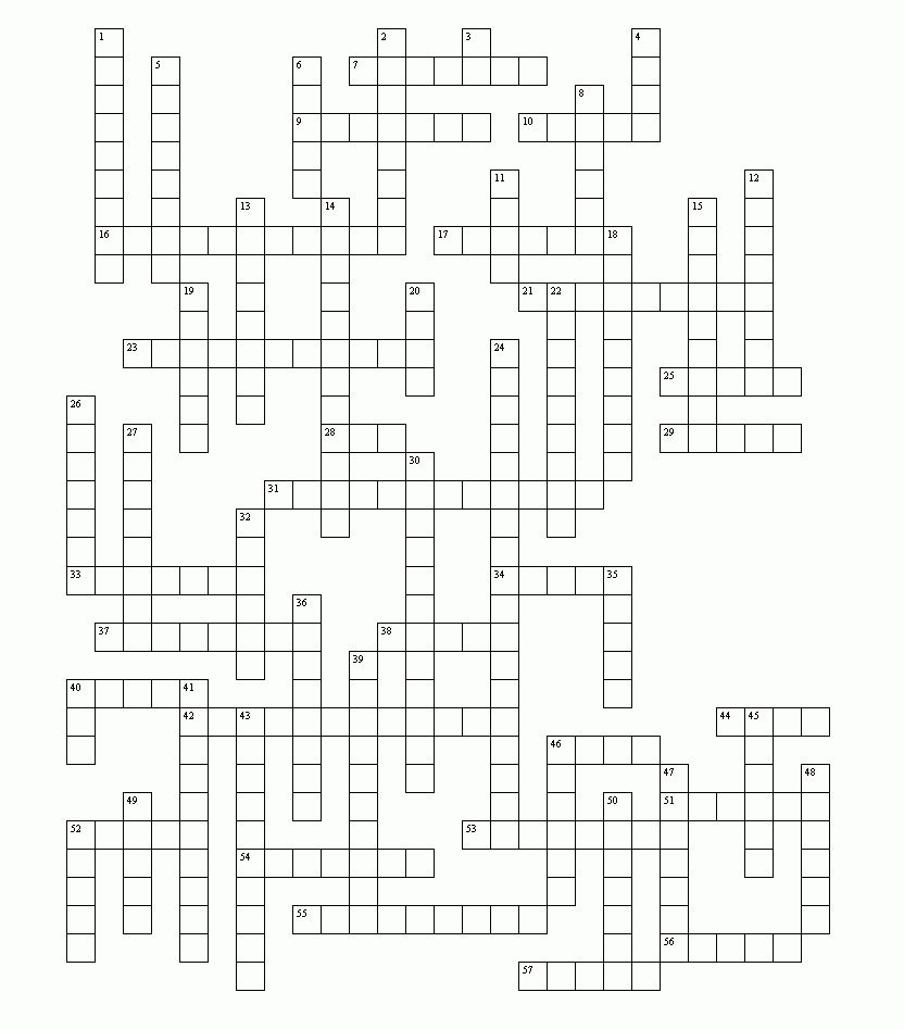 Printable Crossword Puzzles Mirroreyes intended for Mirroreyes Free Printable Crosswords