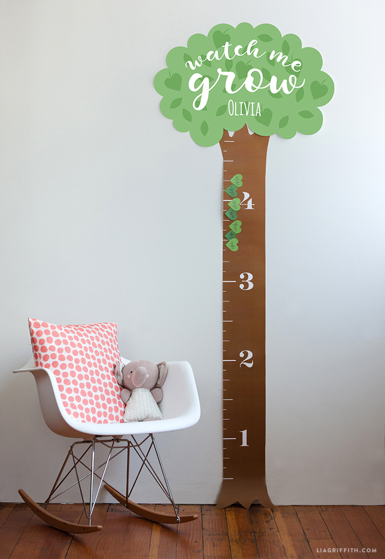 Printable Height Chart For Kids - Lia Griffith pertaining to Growth Chart Printable