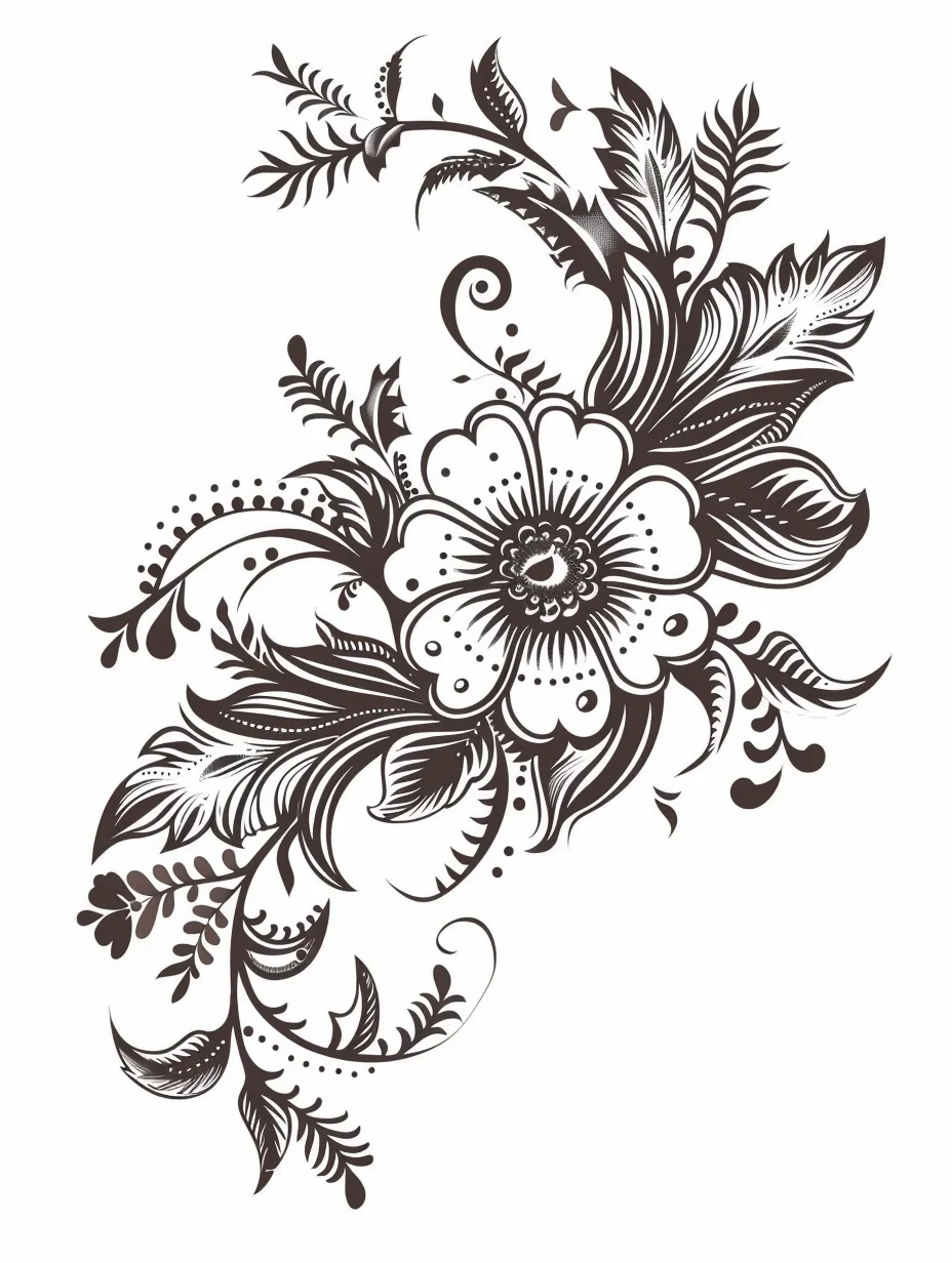 Printable Henna Designs For Hands: Easy &amp;amp; Simple For Beginners for Simple Printable Henna Stencils