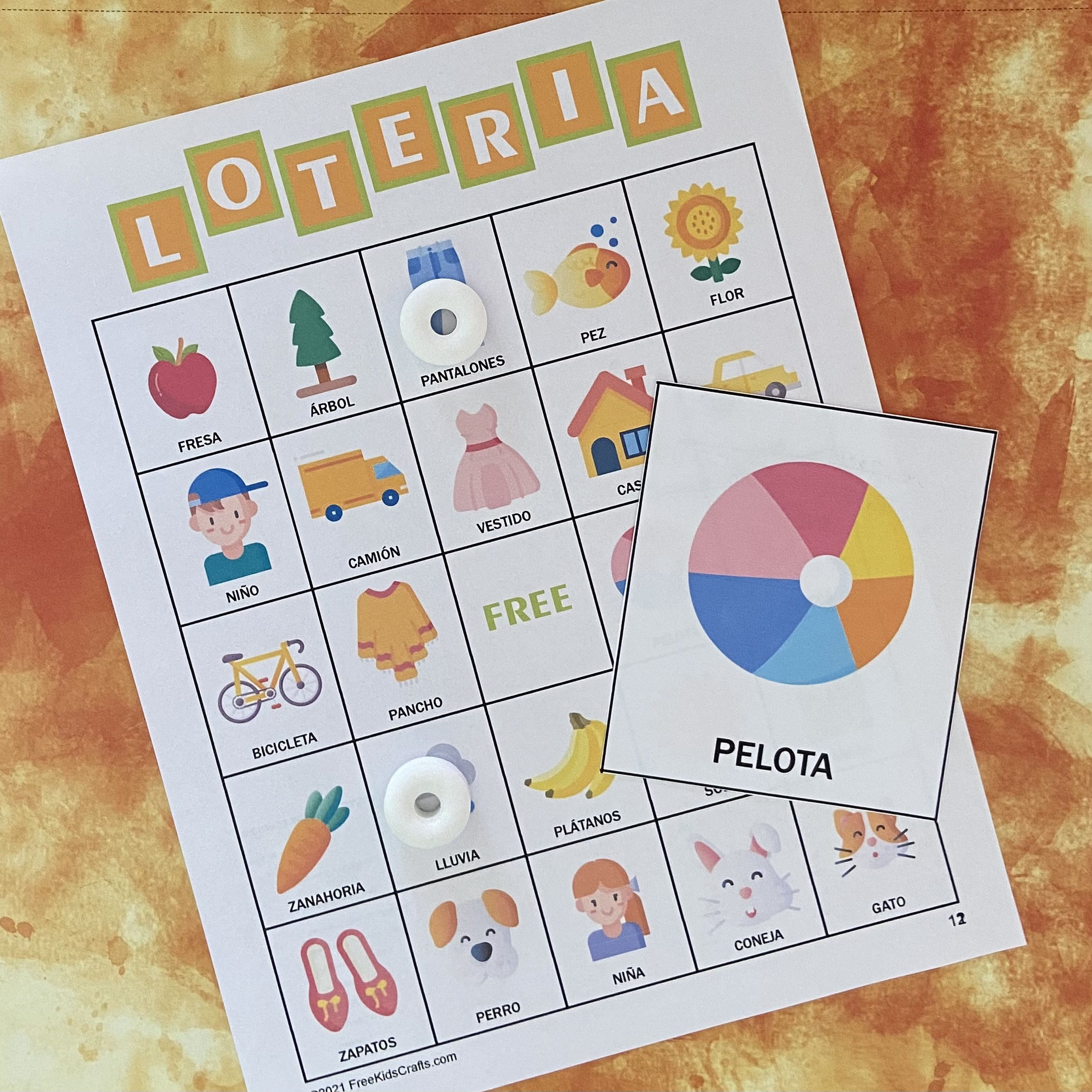 Printable Loteria Bingo (Spanish Version) pertaining to Free Printable Loteria Cards