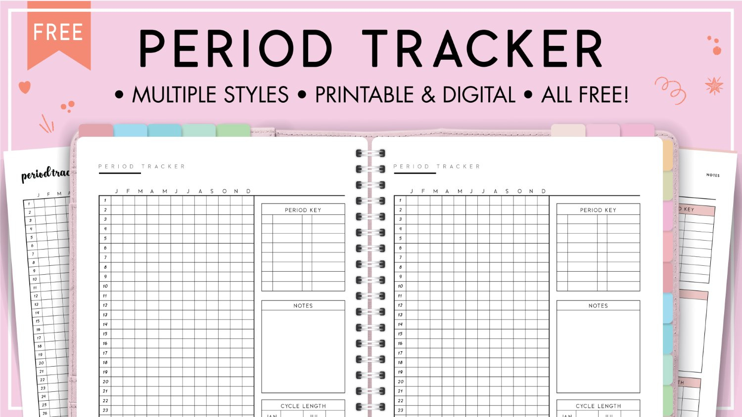 Printable Period Tracker Template - World Of Printables intended for Period Tracker Chart Printable