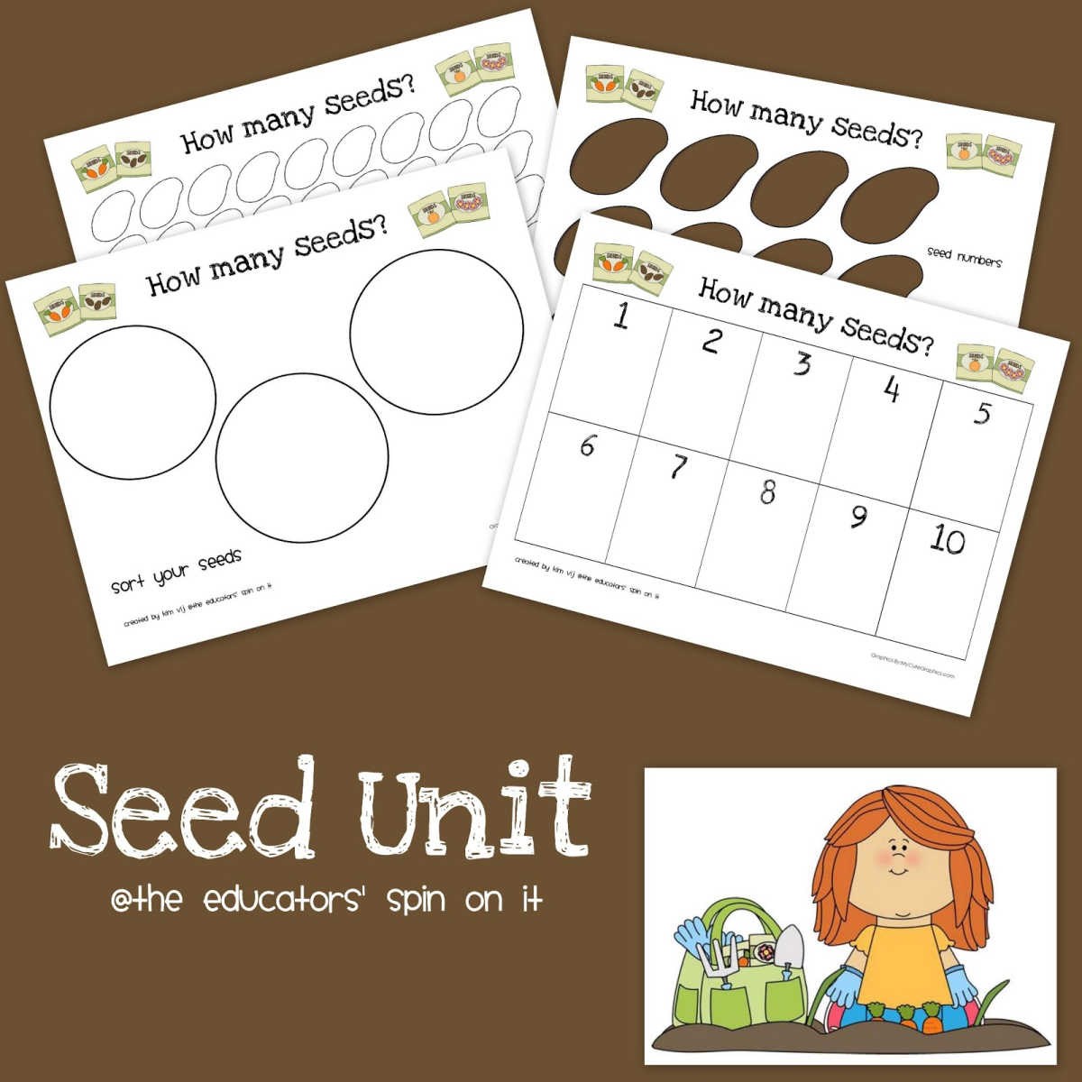 Printable Seed Activities Unit For The Tiny Seed - The Educators with regard to The Tiny Seed Free Printables