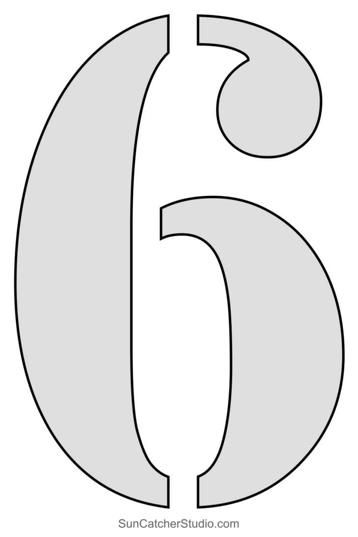 6 Printable Letter Stencils
