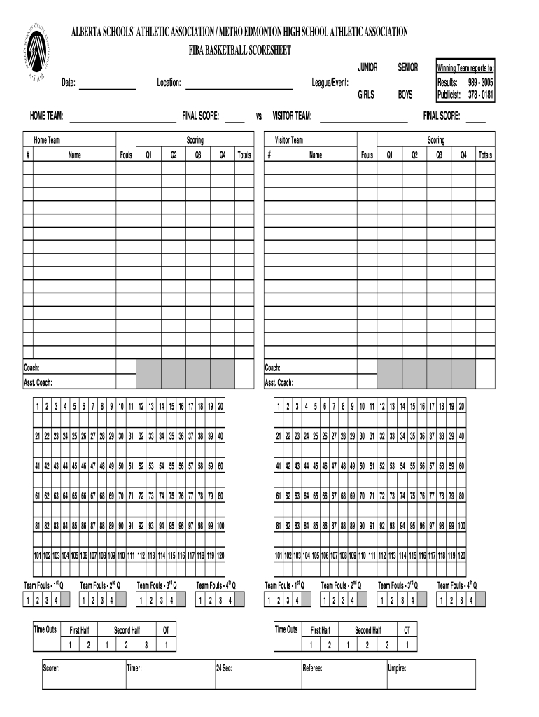 Printable Template Basketball Stat Sheet - Fill Online, Printable for Basketball Stat Sheet Template Free Download