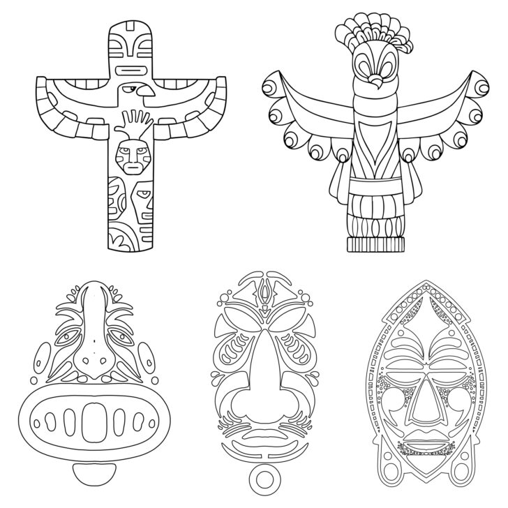Free Printable Totem Pole Patterns