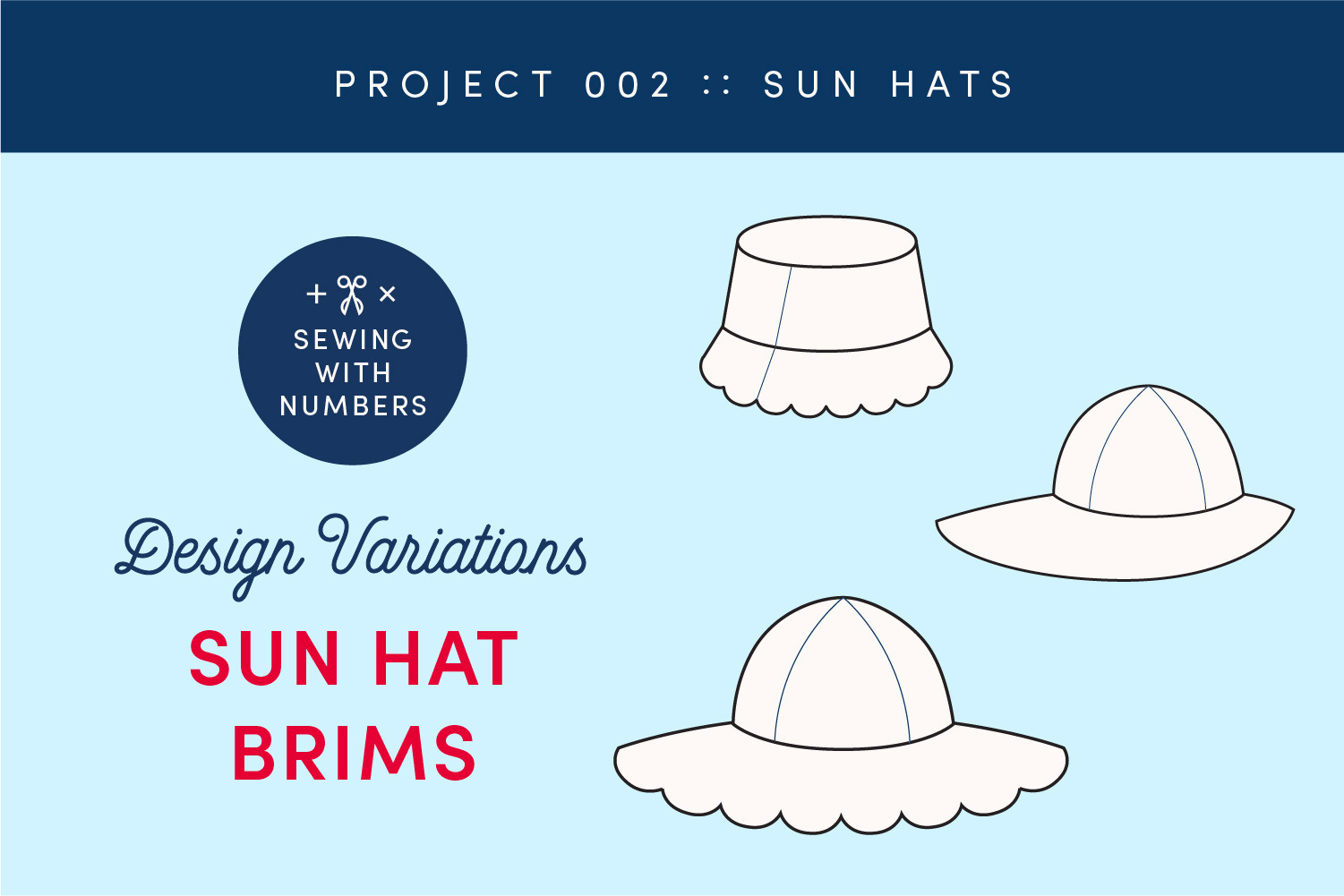 Project 002: Sun Hat Brim Variations -Beth Wood inside Free Printable Safari Hat Pattern