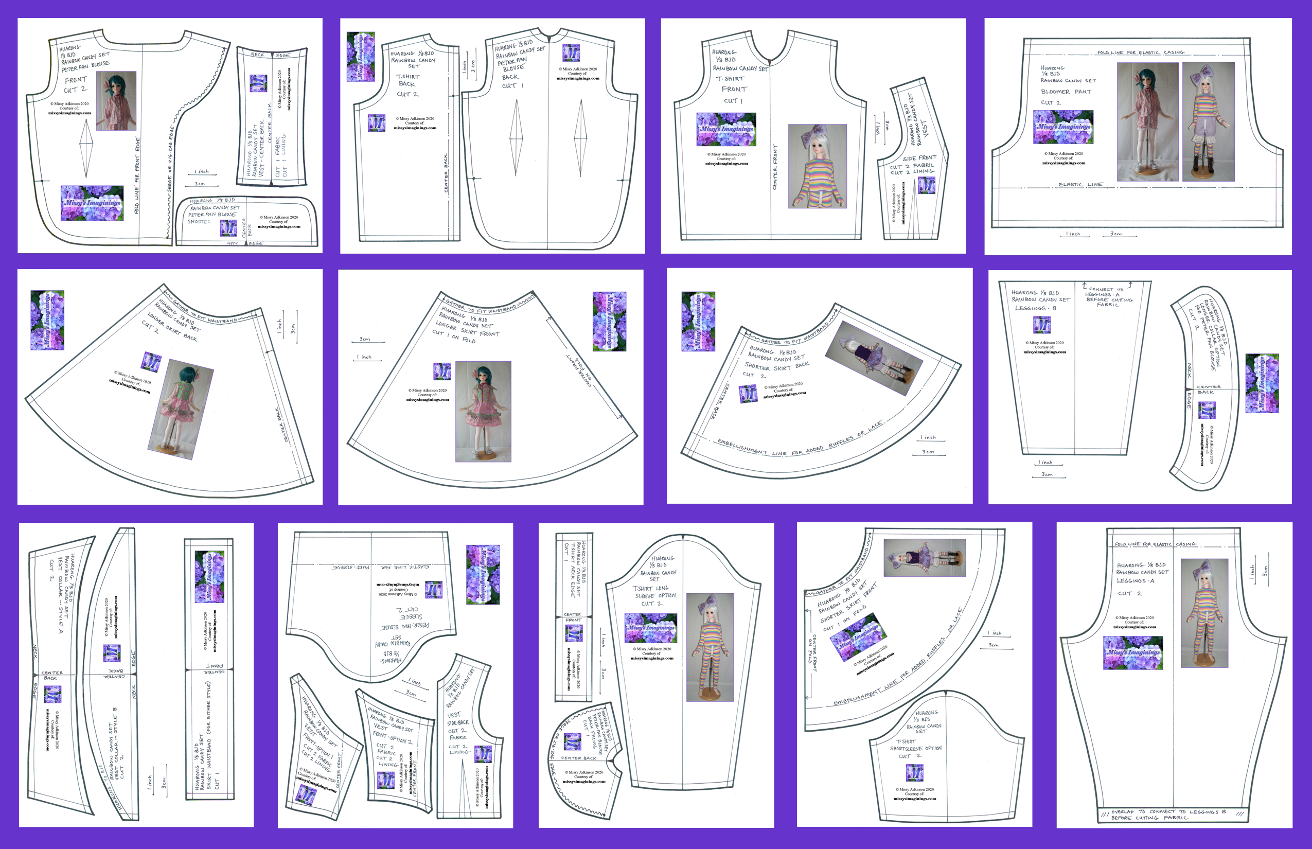 Ready To Print – (1/3) Female Doll Patterns – Missy&amp;#039;S Imaginings within Printable Bjd Doll Clothes Patterns Free