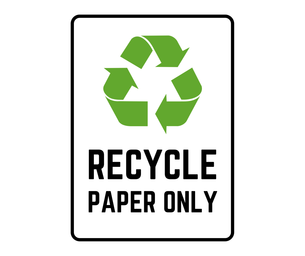 Recycle Signs: Printable Templates (Free Pdf Downloads) for Free Printable Recycling Signs