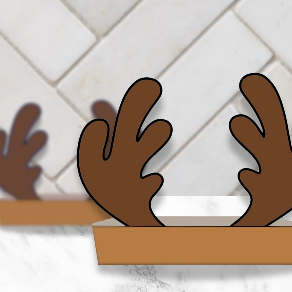 Reindeer Antlers Hat Template Printable for Deer Antler Pattern Printable