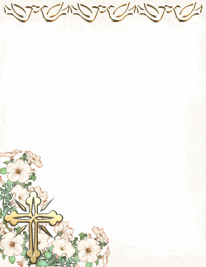 Religious Free-Stationery Templates | Clip Art Borders throughout Free Printable Christian Borders