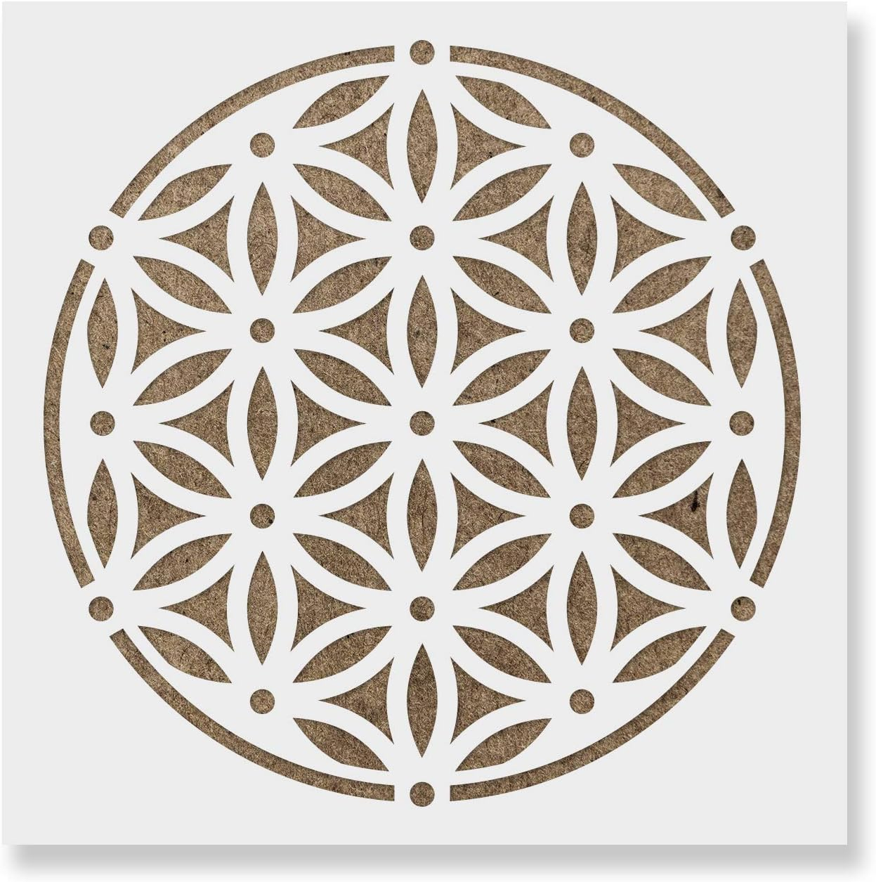 Reusable Sacred Flower Of Life Stencil Template For El Salvador | Ubuy inside Flower of Life Stencil Printable