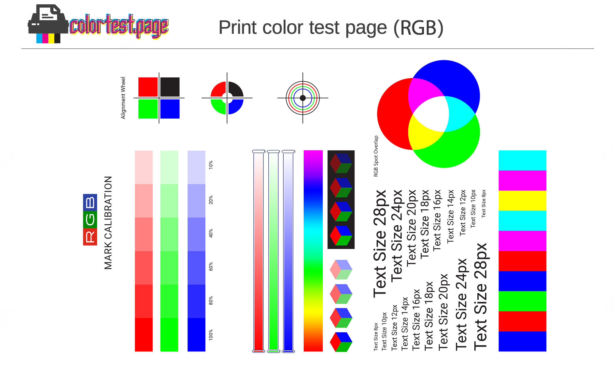 Rgb Color Test Page | Color Test Page pertaining to Free Printable Rgb Color Chart