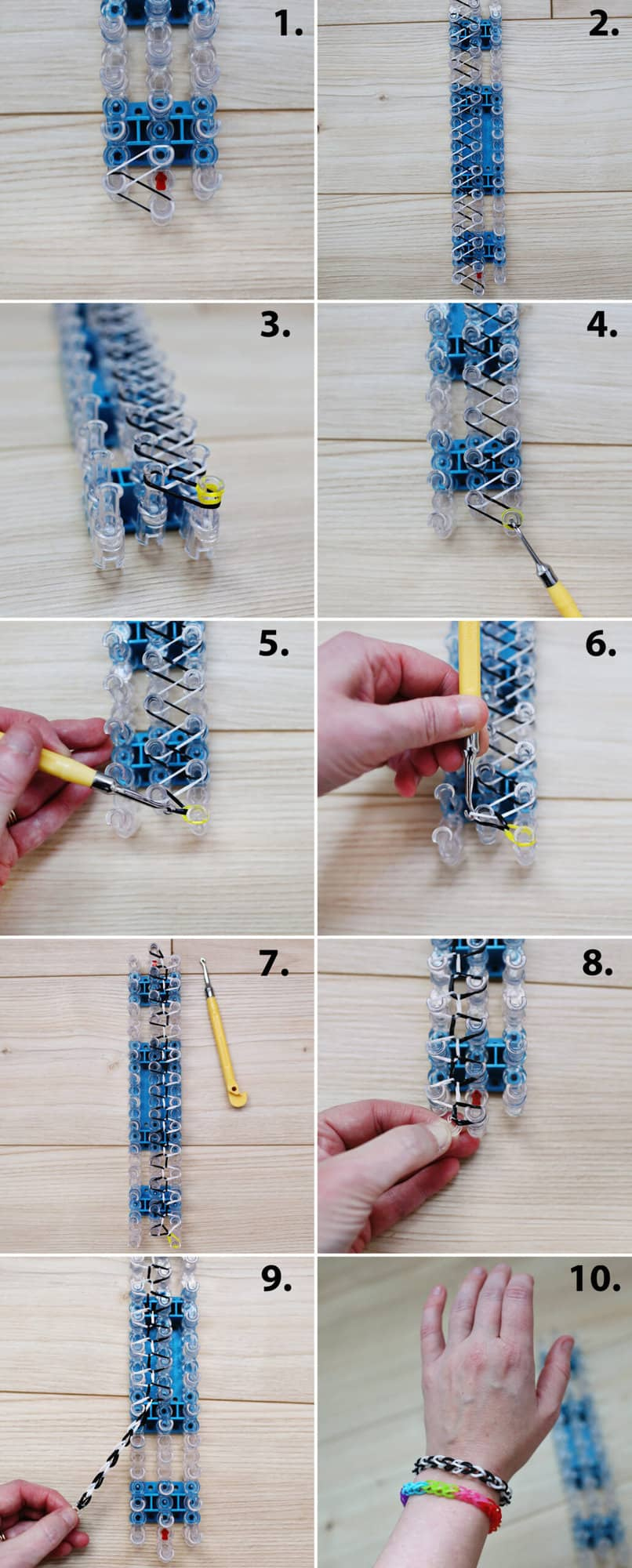 Rubber Band Bracelets - Childhood Magic regarding Step By Step Printable Rainbow Loom Patterns With Your Hands