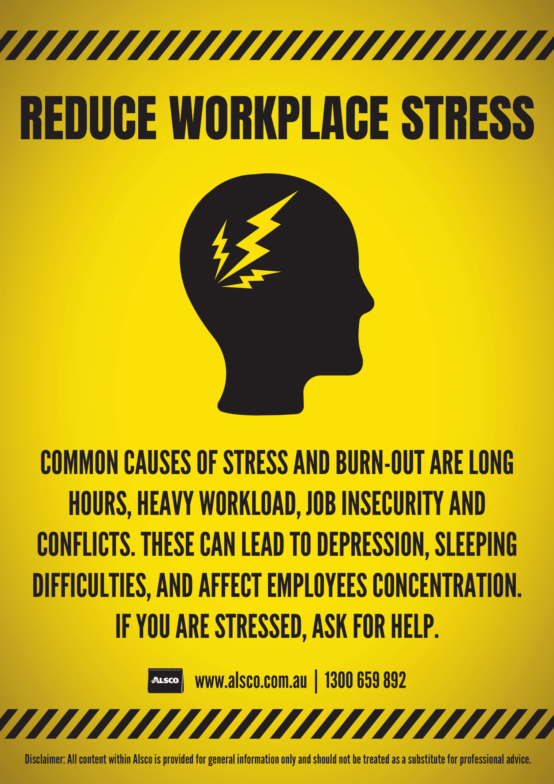 Safety Awareness Posters | Free Workplace Posters | Alsco First Aid within Free Printable Safety Posters For The Workplace