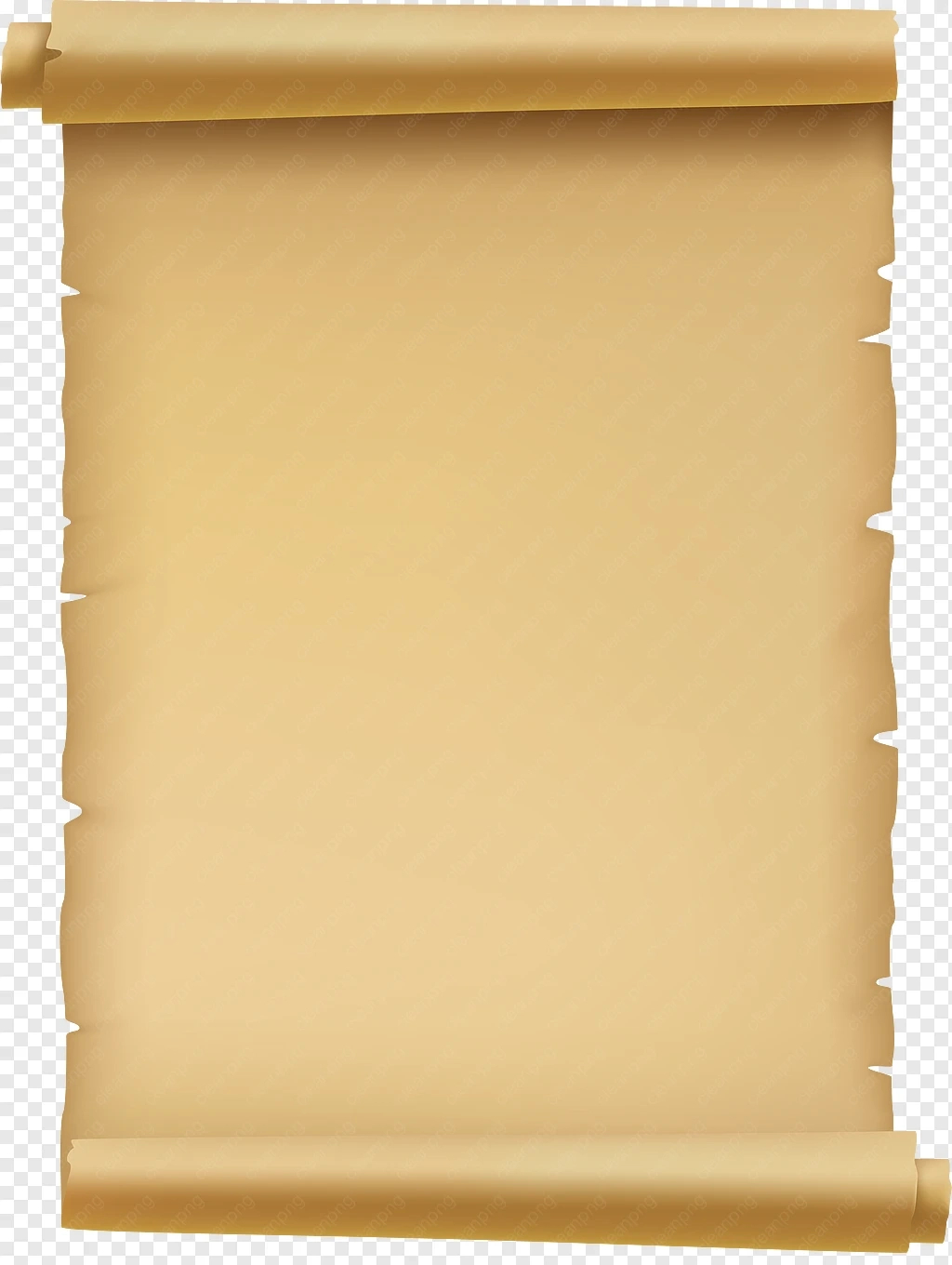 Scroll Parchment Paper - Blank Scroll Parchment Paper - Cleanpng for Free Blank Scroll Template