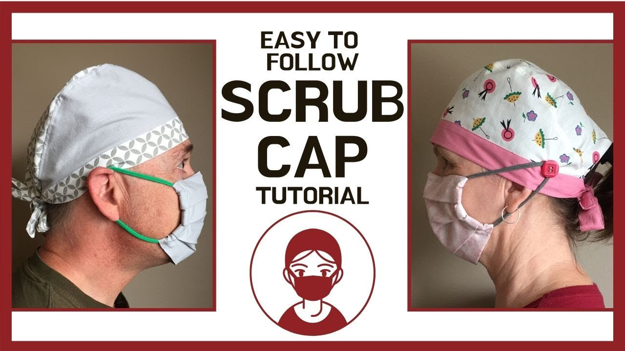 Scrub Cap With Ties For Men Or Women!!! Free Printable Pattern!!! intended for Free Printable Scrub Cap Sewing Pattern