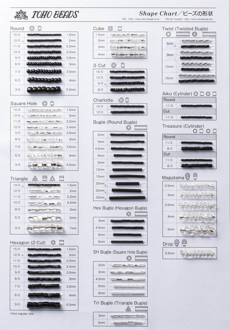 Seed Bead Hole Size 2025 | Www.alhudapk for Bead Hole Size Chart Printable