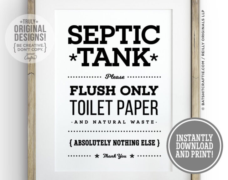 Free Printable Septic Signs