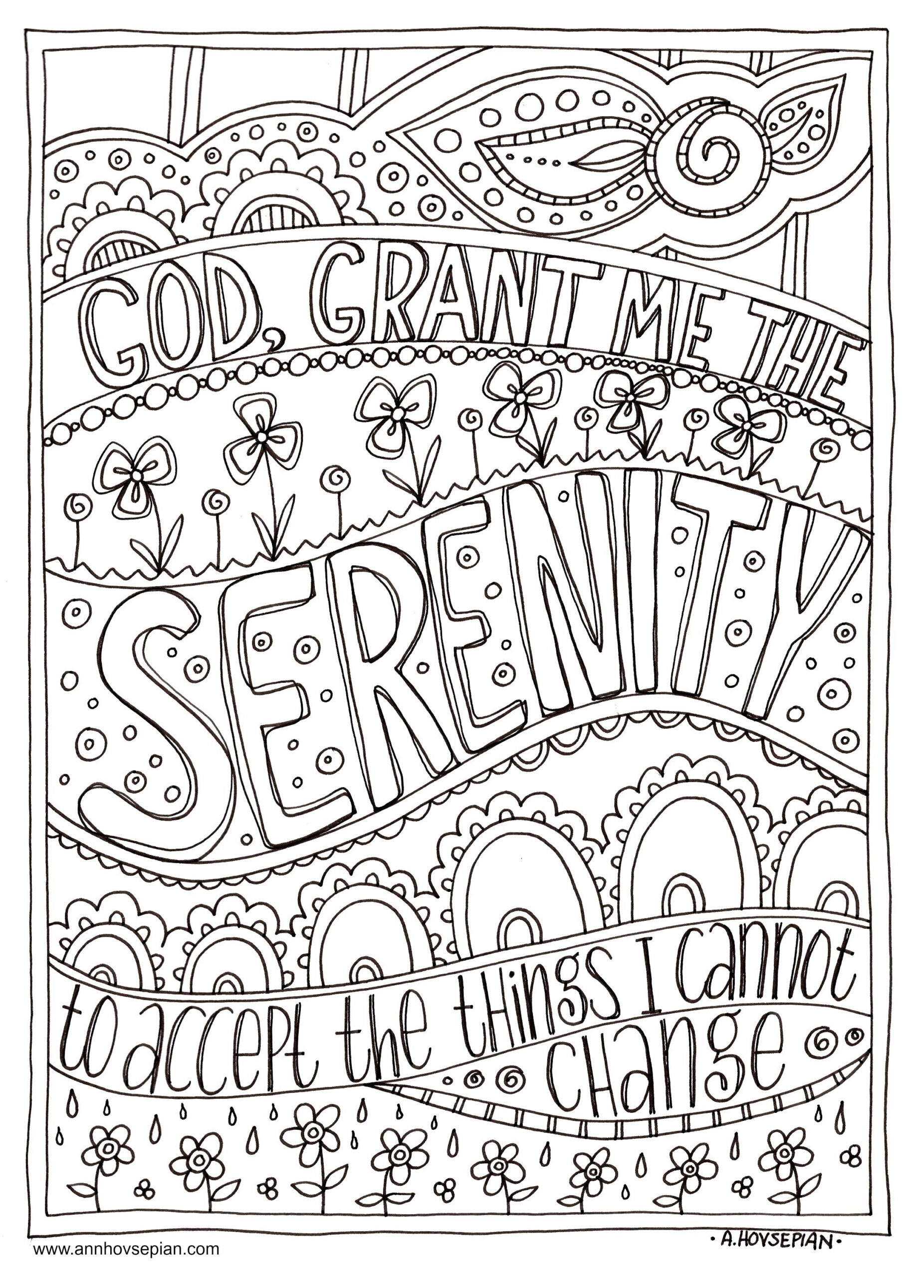 Sobriety pertaining to Free Printable Recovery Coloring Pages
