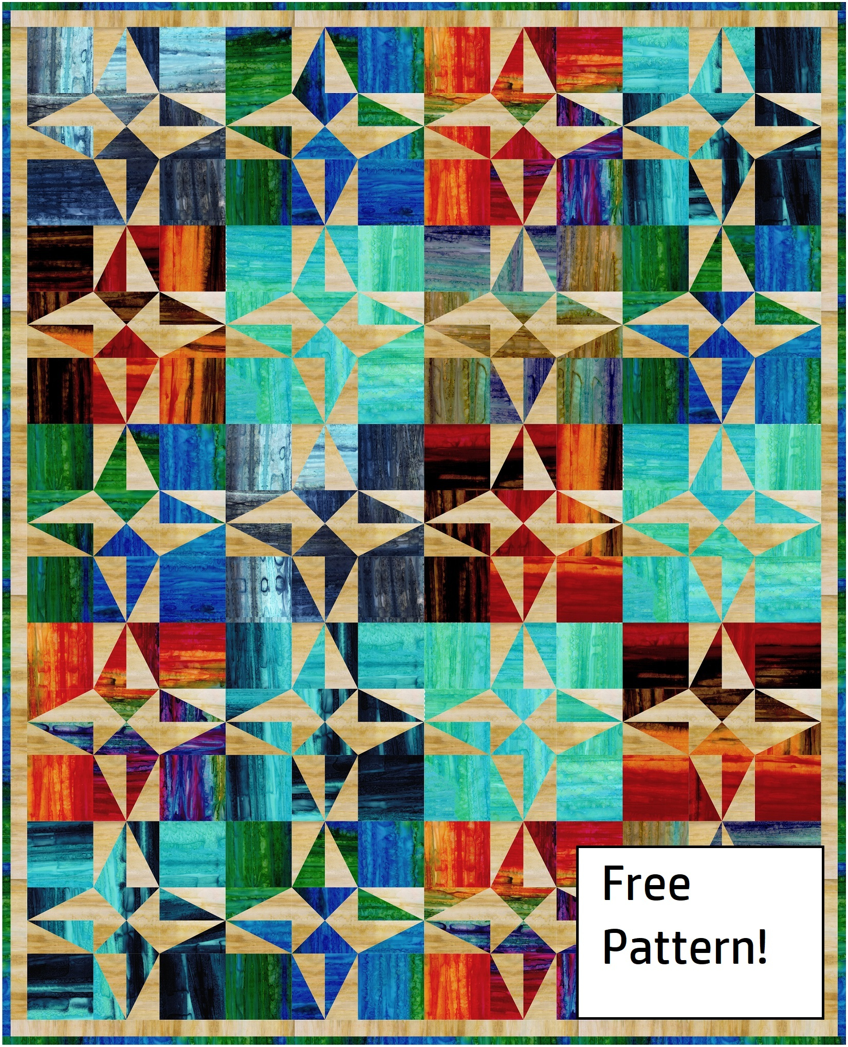 Southwest Archives - Pieced Brain regarding Free Printable Southwest Quilt Patterns