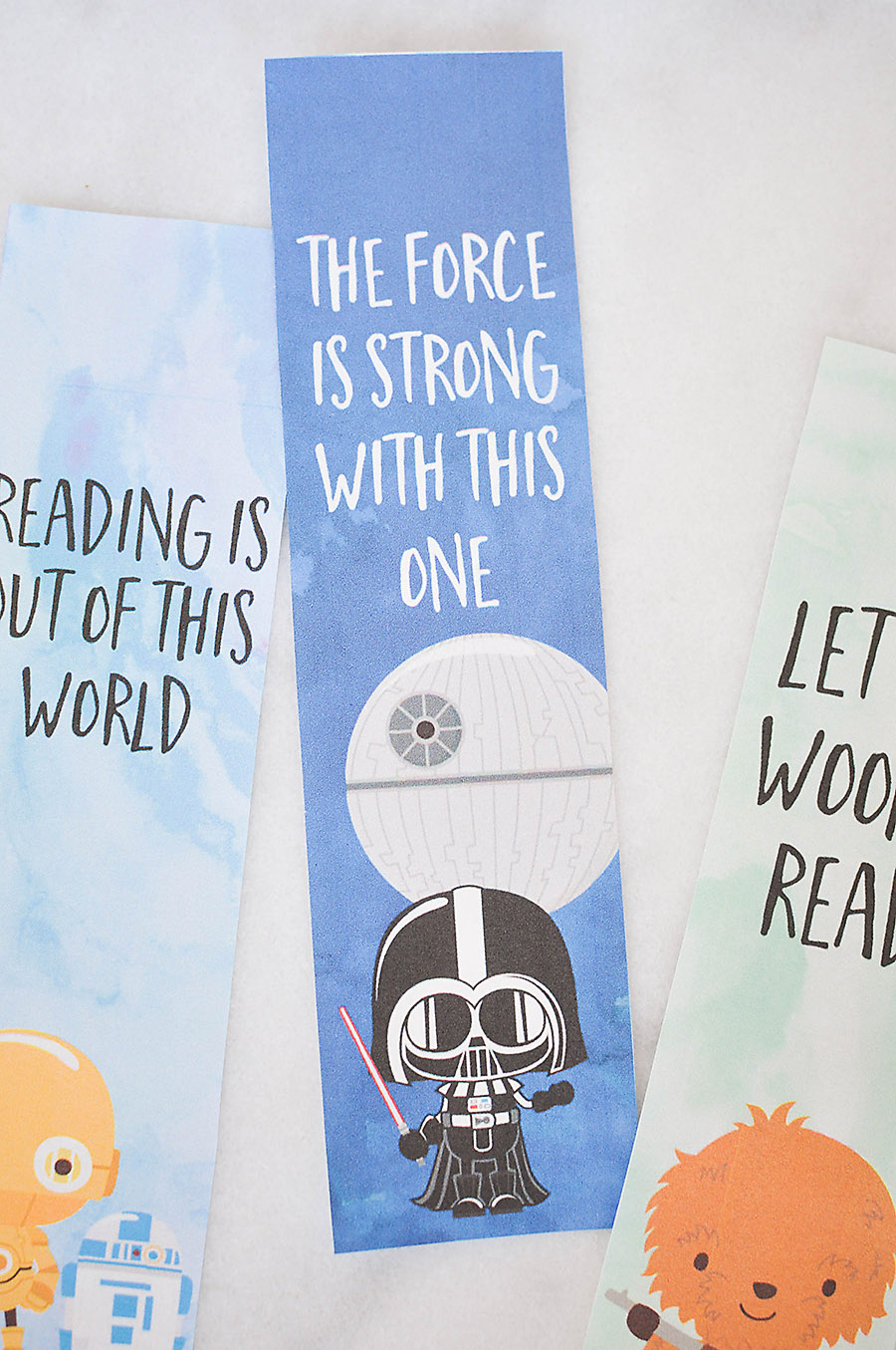 Star Wars Bookmarks - Free Printables For Kids - Our Handcrafted Life with Free Printable Star Wars Bookmarks