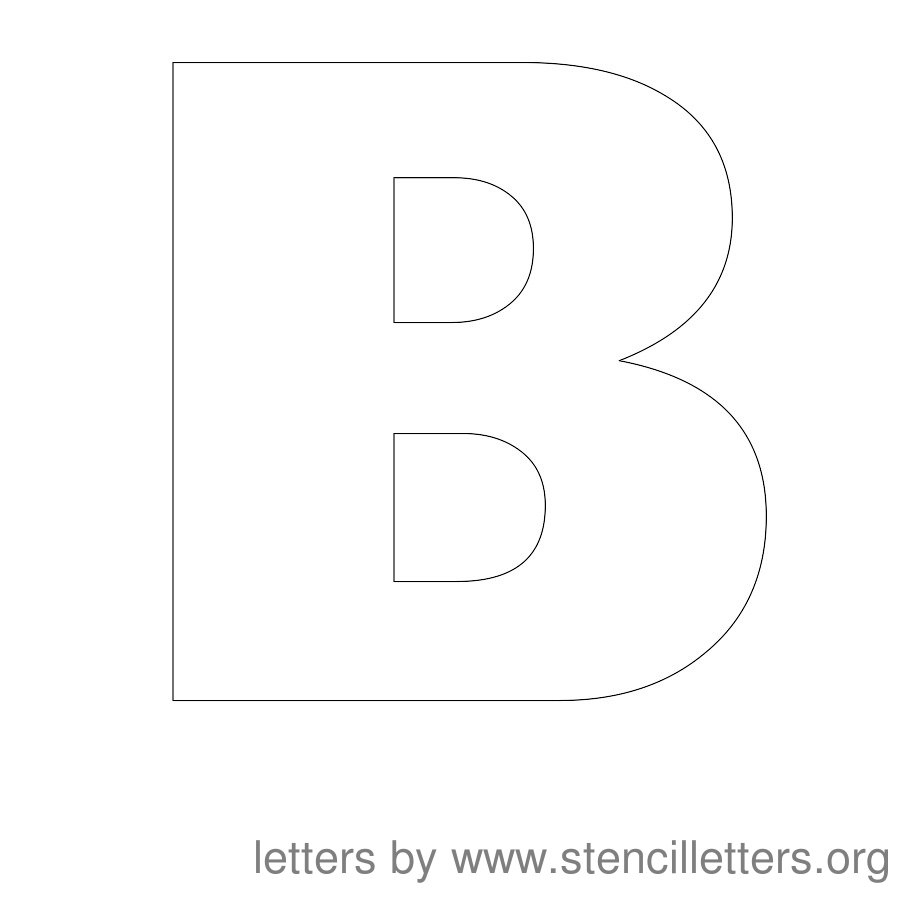 Stencil Letters 12 Inch Uppercase To Print - Stencil Letters Org intended for Free Printable 12 Inch Letter Stencils
