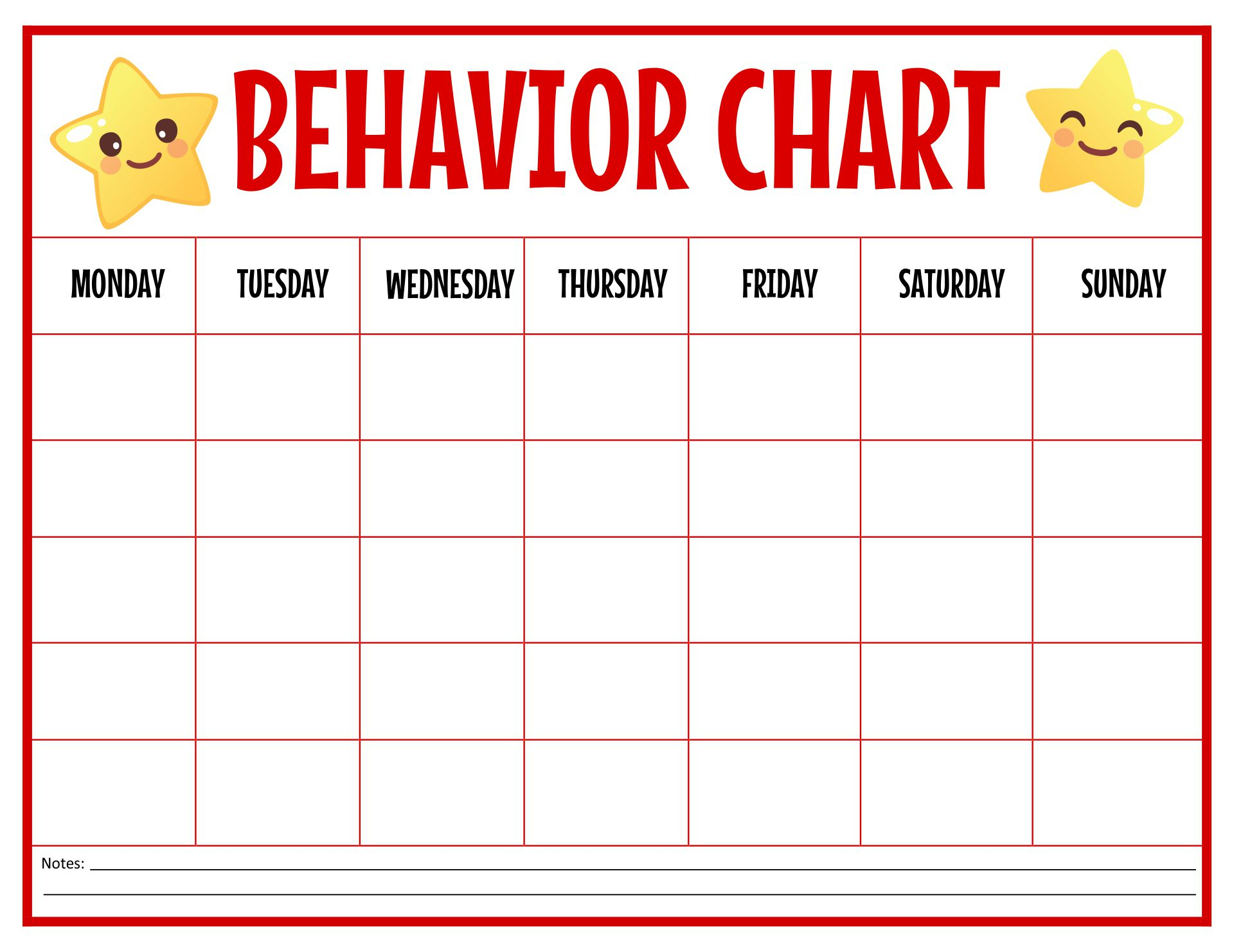 Sticker Reward Chart Free Printable - Printable Party Favors with regard to Sticker Behavior Chart Printable