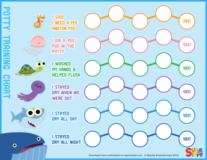 Free Printable Potty Chart Printable
