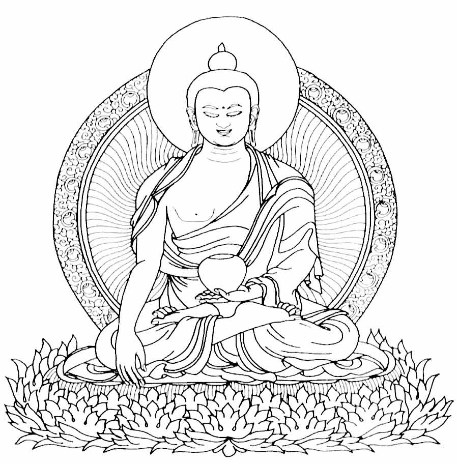 Symbols For Buddhism - Free And Printable Buddhist Symbols for Free Printable Buddha Stencil