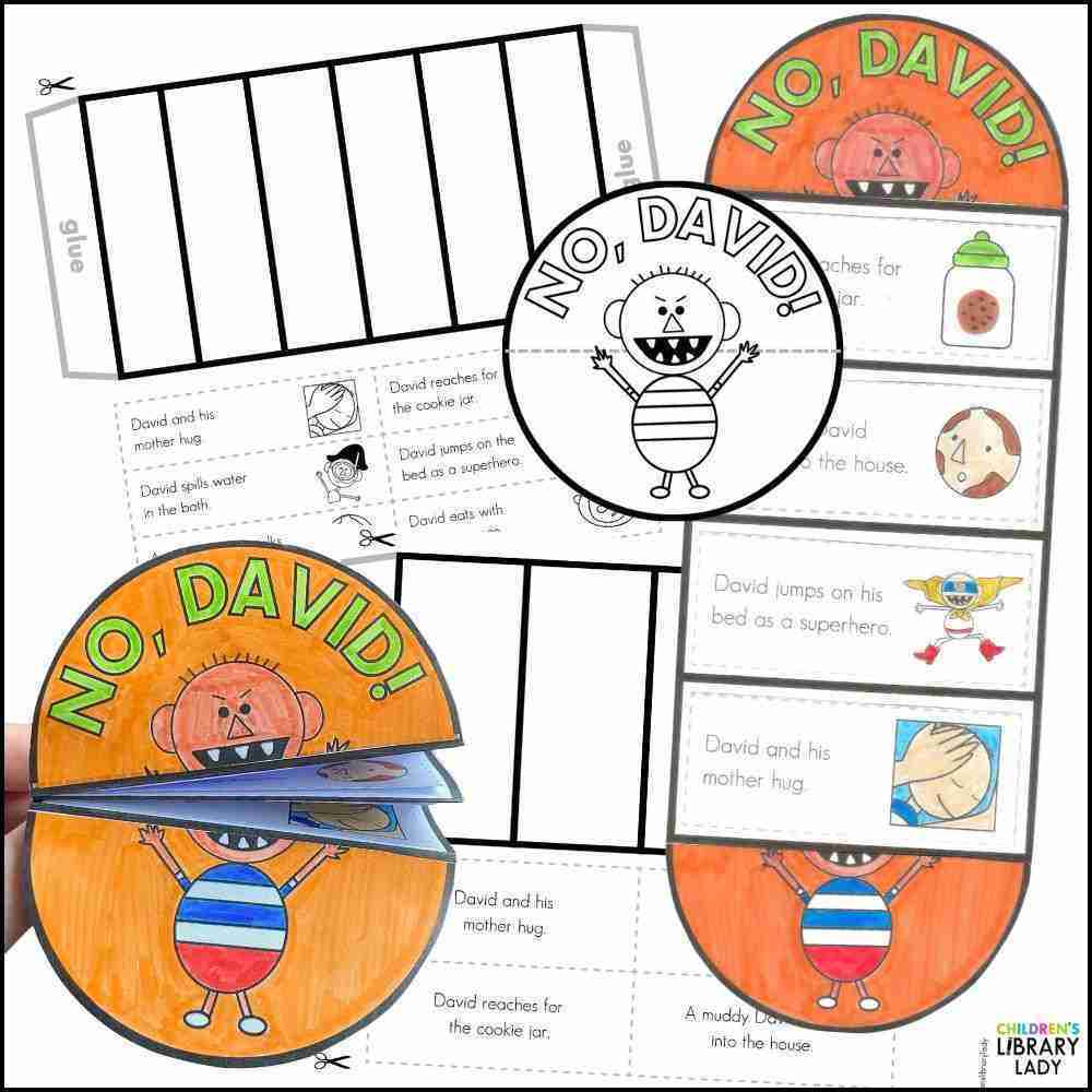 Teaching Retelling And Consequences With No, David! in Free No David Printables